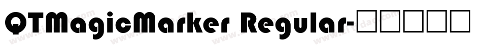 QTMagicMarker Regular字体转换